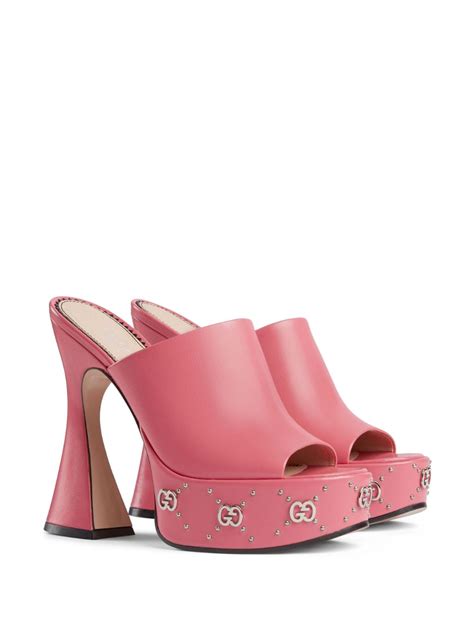 gucci mules platform|gucci mules farfetch.